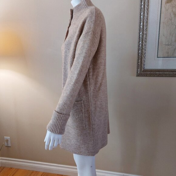 Ellen Tracy Long Knit Sweater Cardigan Coat - Picture 3 of 15